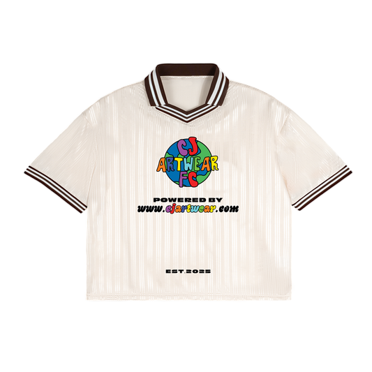 CJ Artwear FC Contrast Stripes Polo Collar T-Shirt