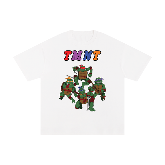 TMNT WHITE Unisex Pure Cotton T-Shirt
