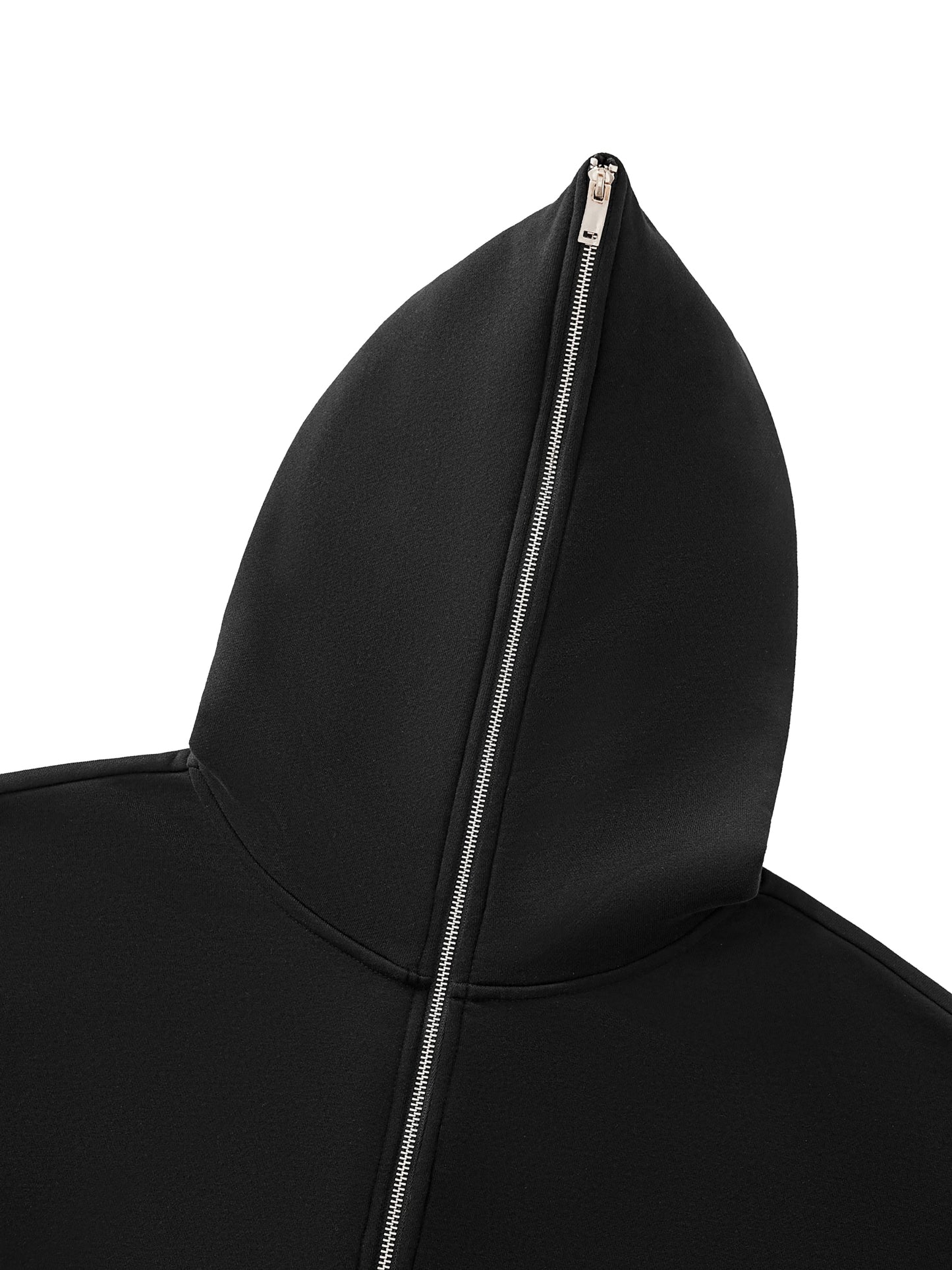 CJ ARTWEAR LOGO Fleeced Full-Zip Boxy Hoodie