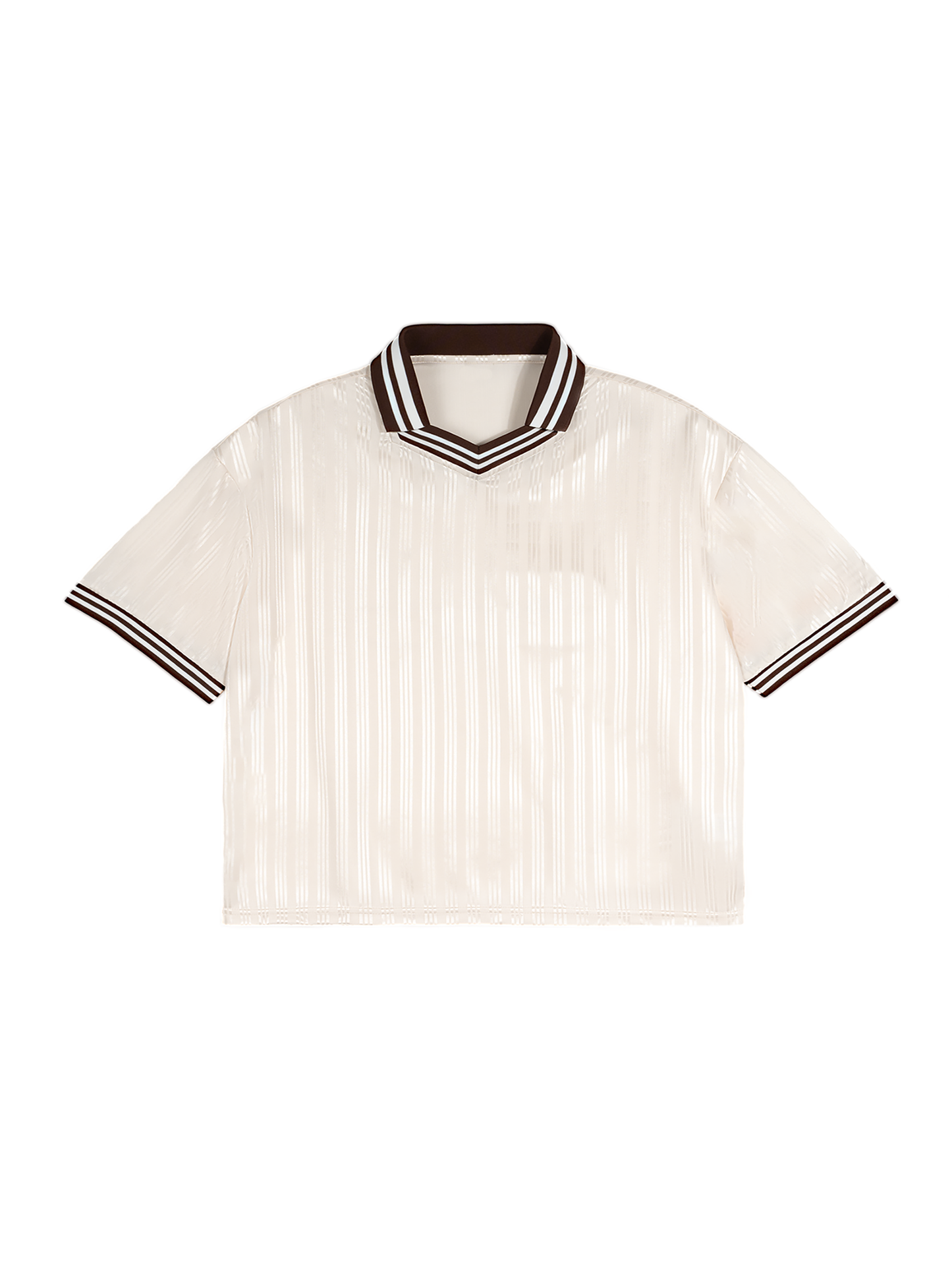 CJ Artwear FC Contrast Stripes Polo Collar T-Shirt