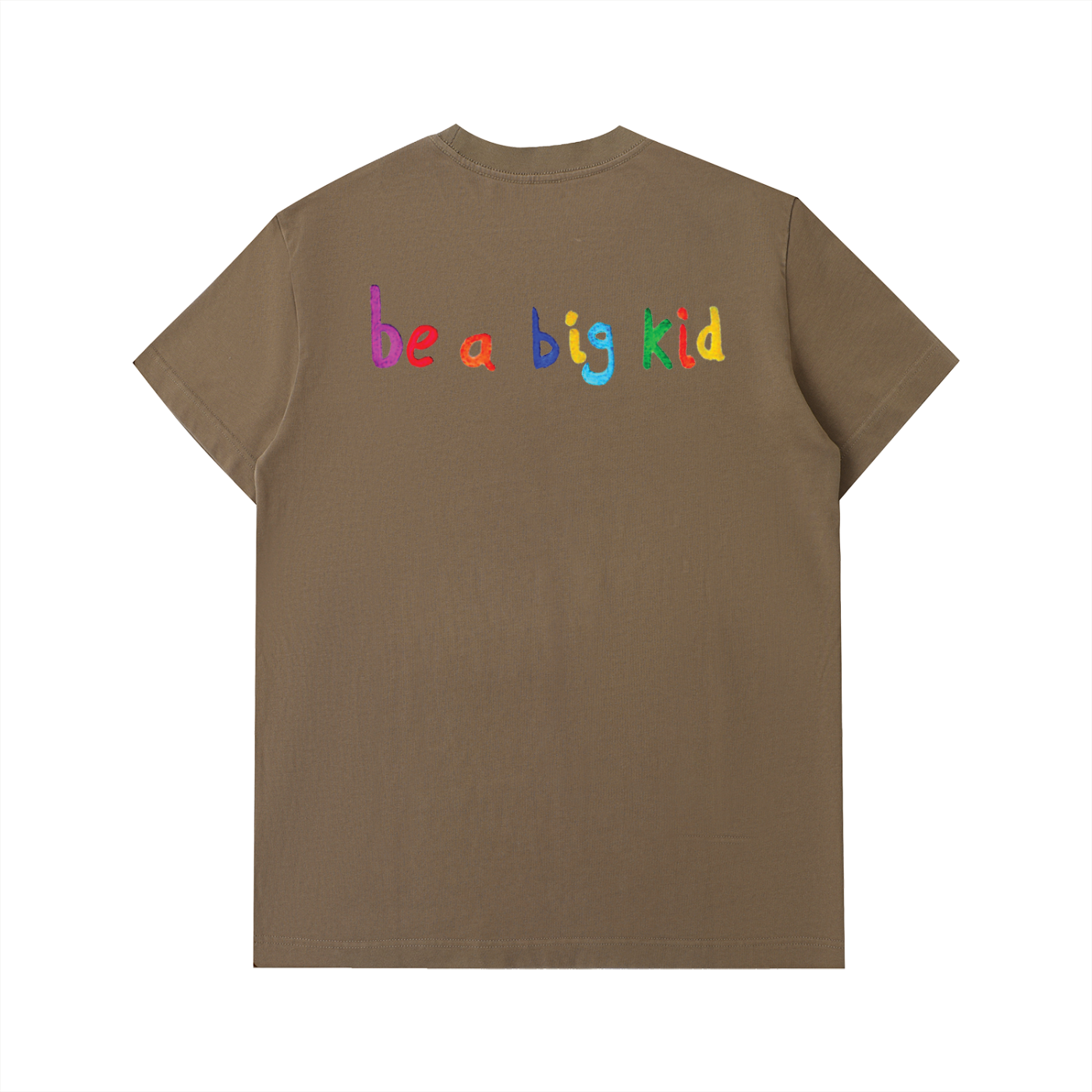 Be A Big Kid Heavyweight Cotton T-Shirt