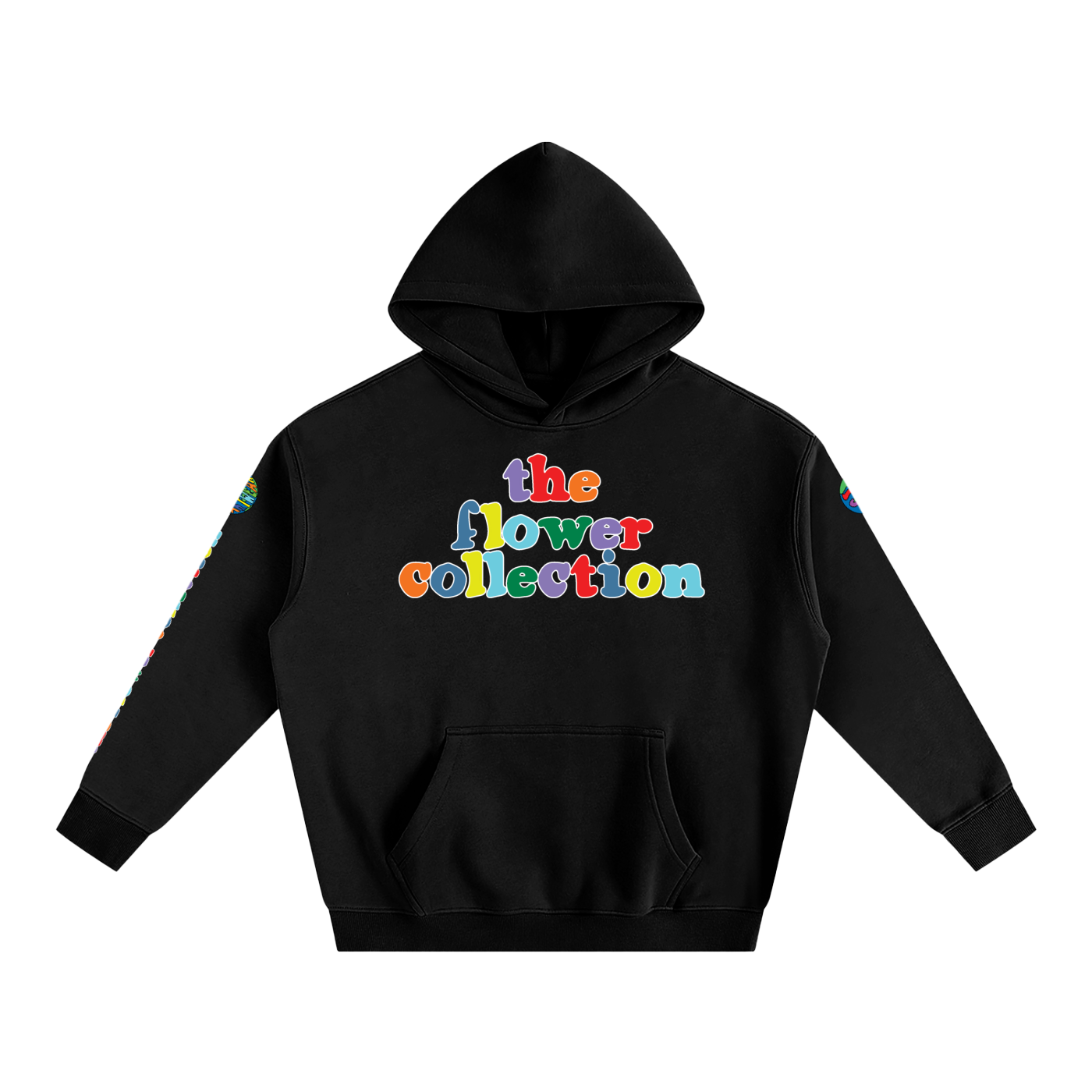 THE FLOWER COLLECTION Oversize Fleeced Hoodie
