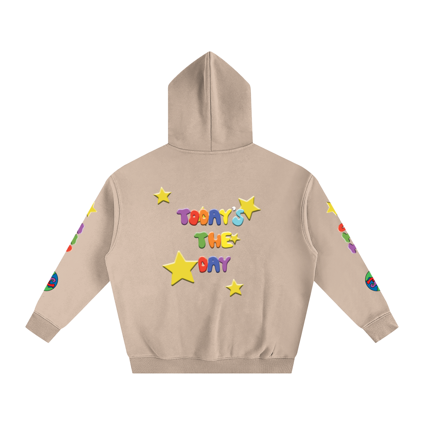 Today's The Day Oversize Fleeced Hoodie