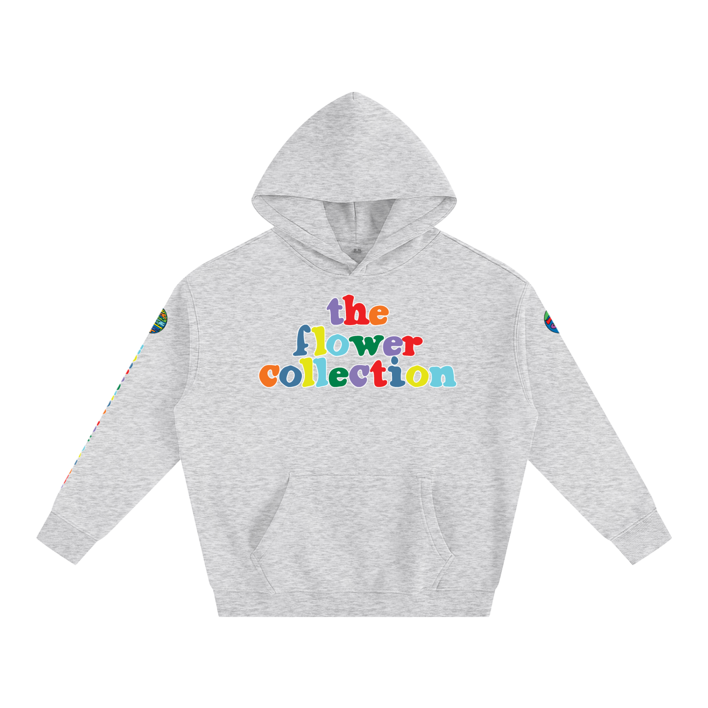 THE FLOWER COLLECTION Oversize Fleeced Hoodie