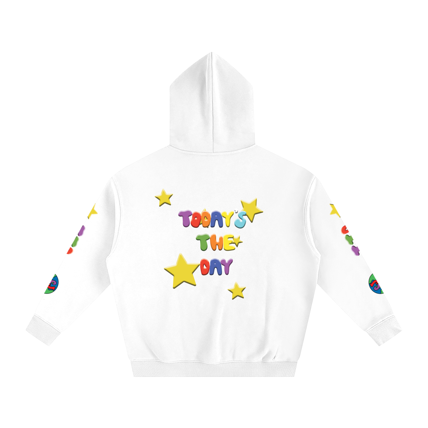 Today's The Day Oversize Fleeced Hoodie