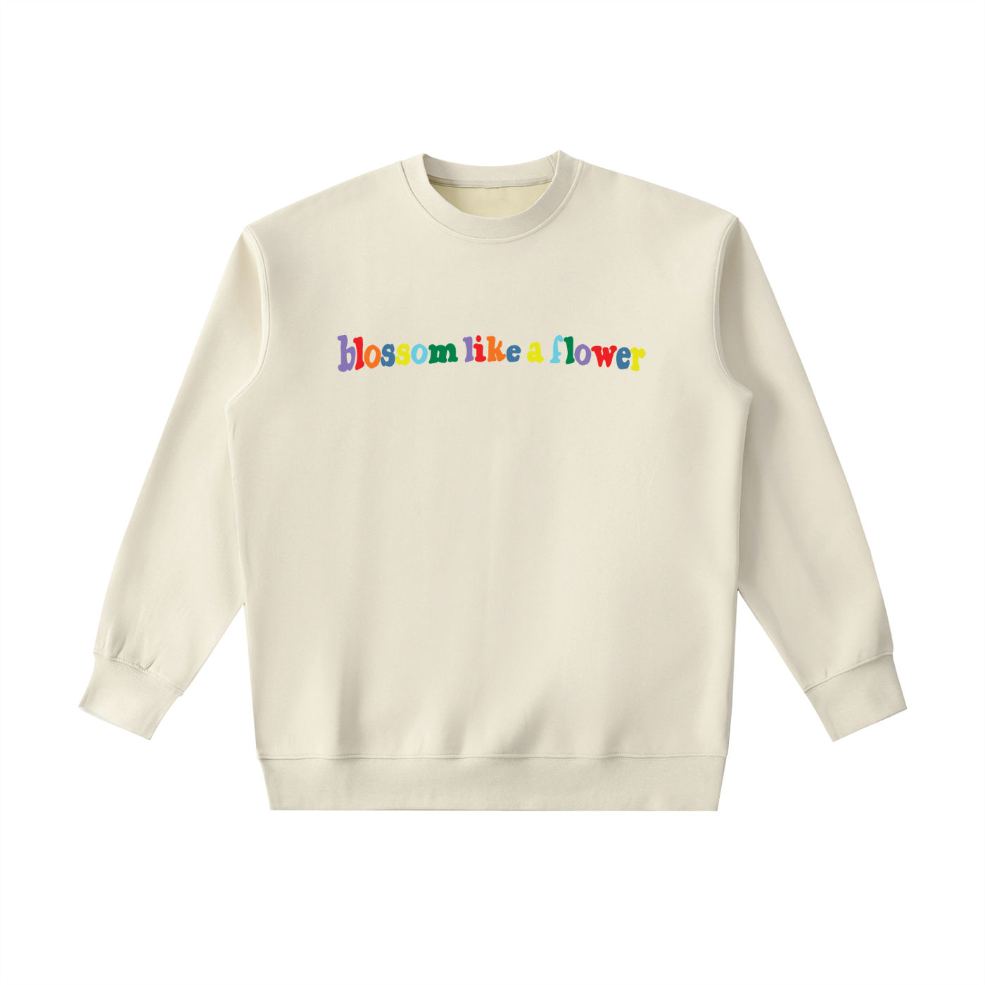 BLOSSOM LIKE A FLOWER SWEATER Essential Heavyweight Crewneck Sweatshirt