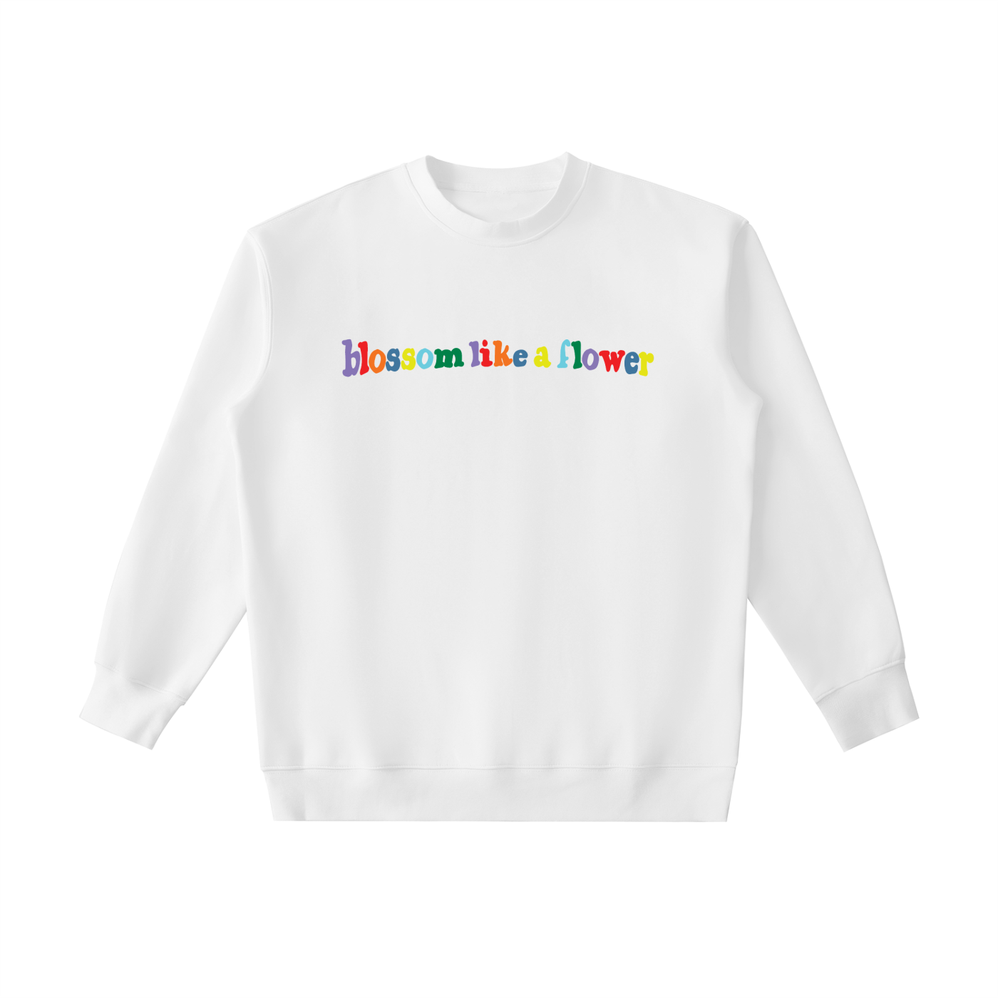 BLOSSOM LIKE A FLOWER SWEATER Essential Heavyweight Crewneck Sweatshirt