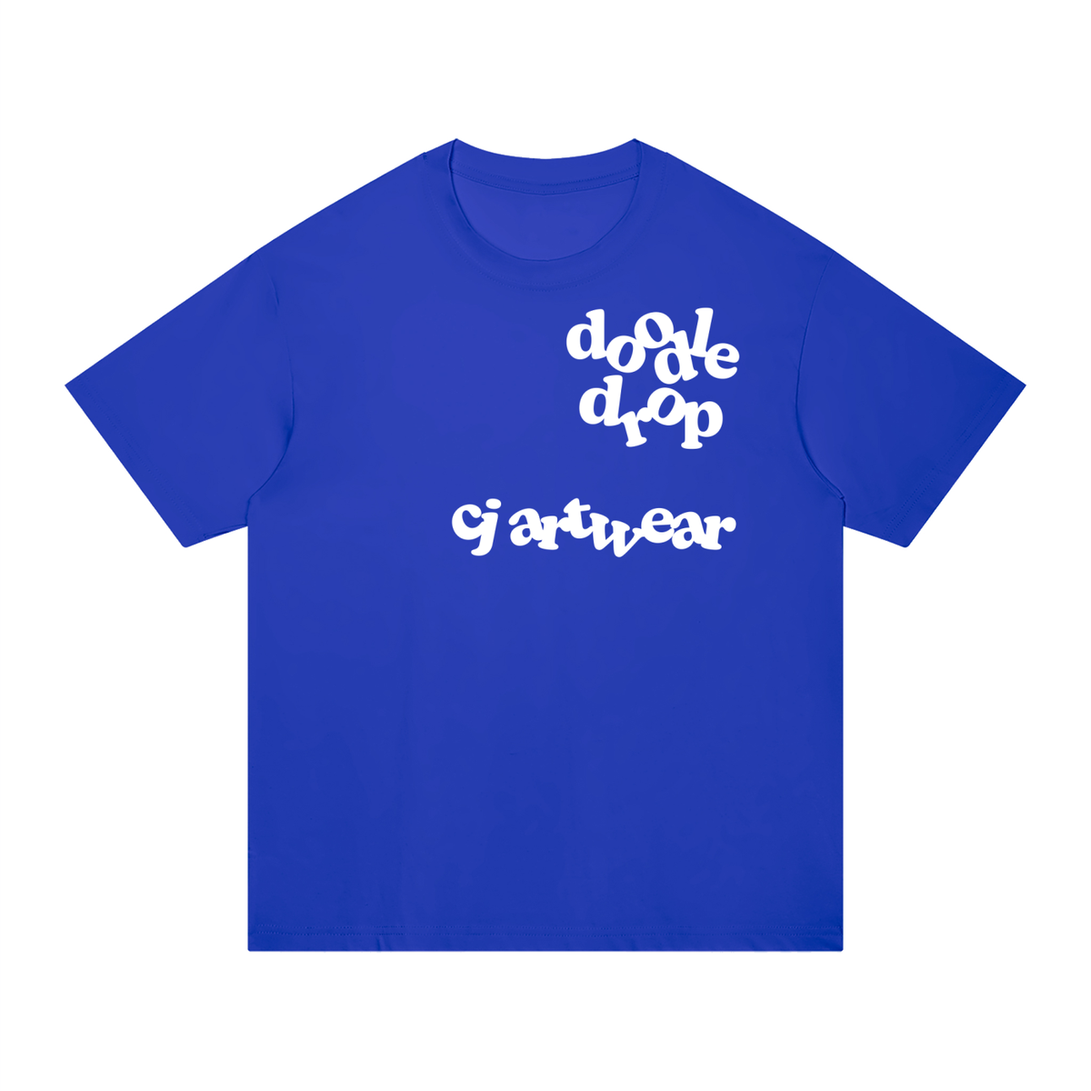 Unisex Doodle Drop T-Shirt Regular Fit (White Logo)