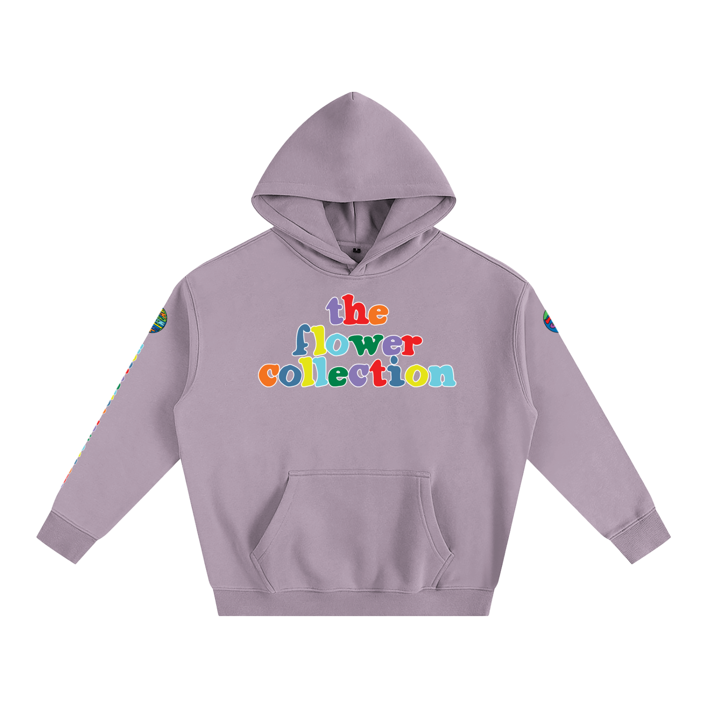 THE FLOWER COLLECTION Oversize Fleeced Hoodie