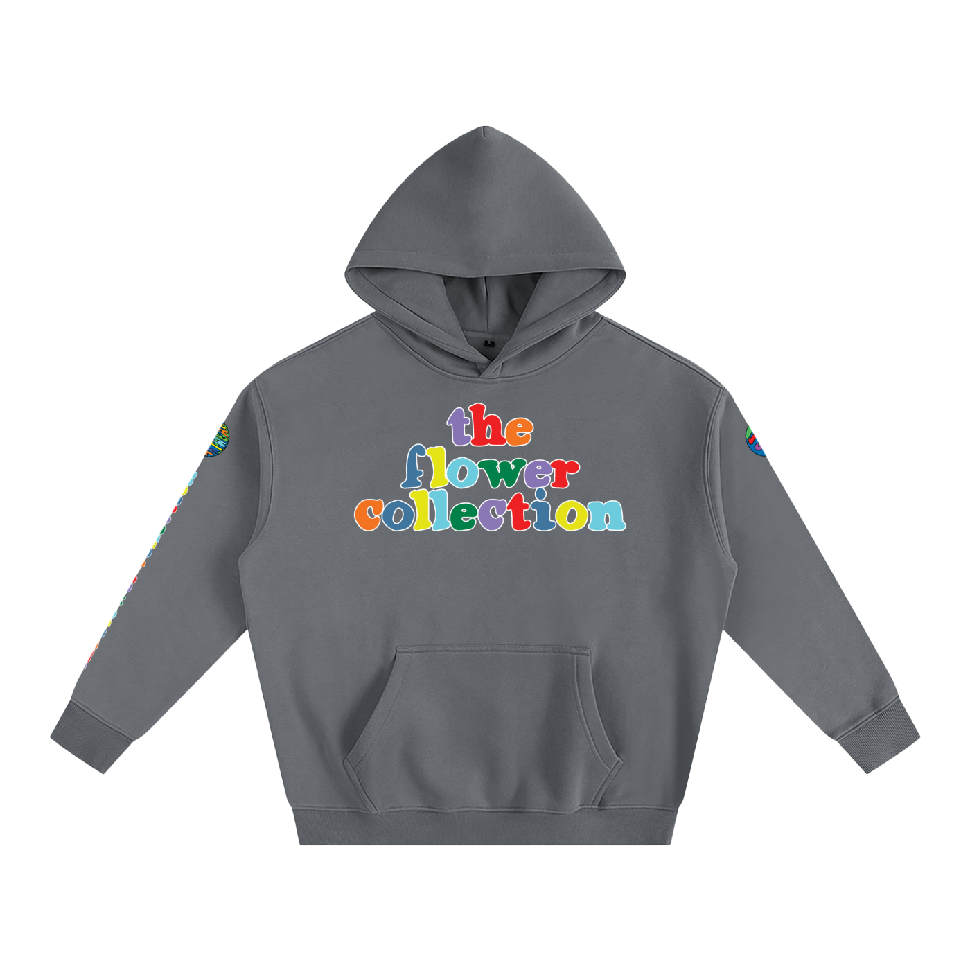 THE FLOWER COLLECTION Oversize Fleeced Hoodie