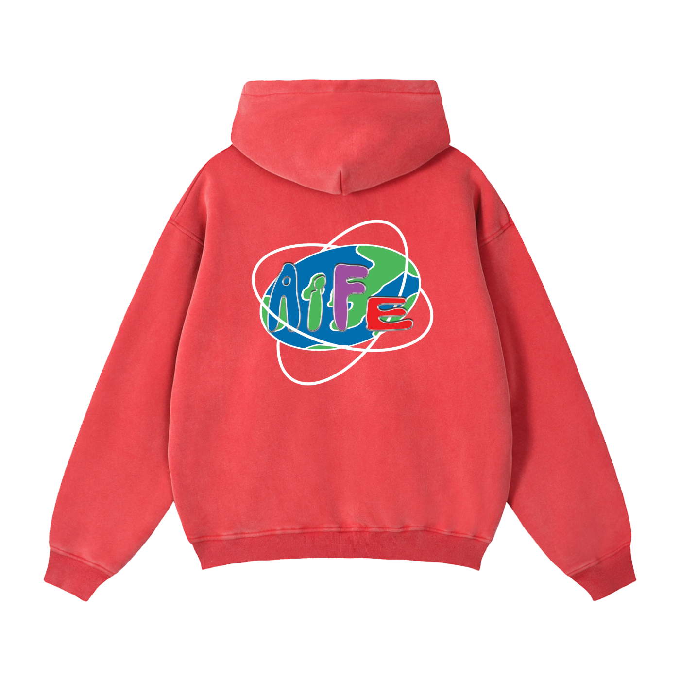 Zip-Through Boxy Fleece Hoodie