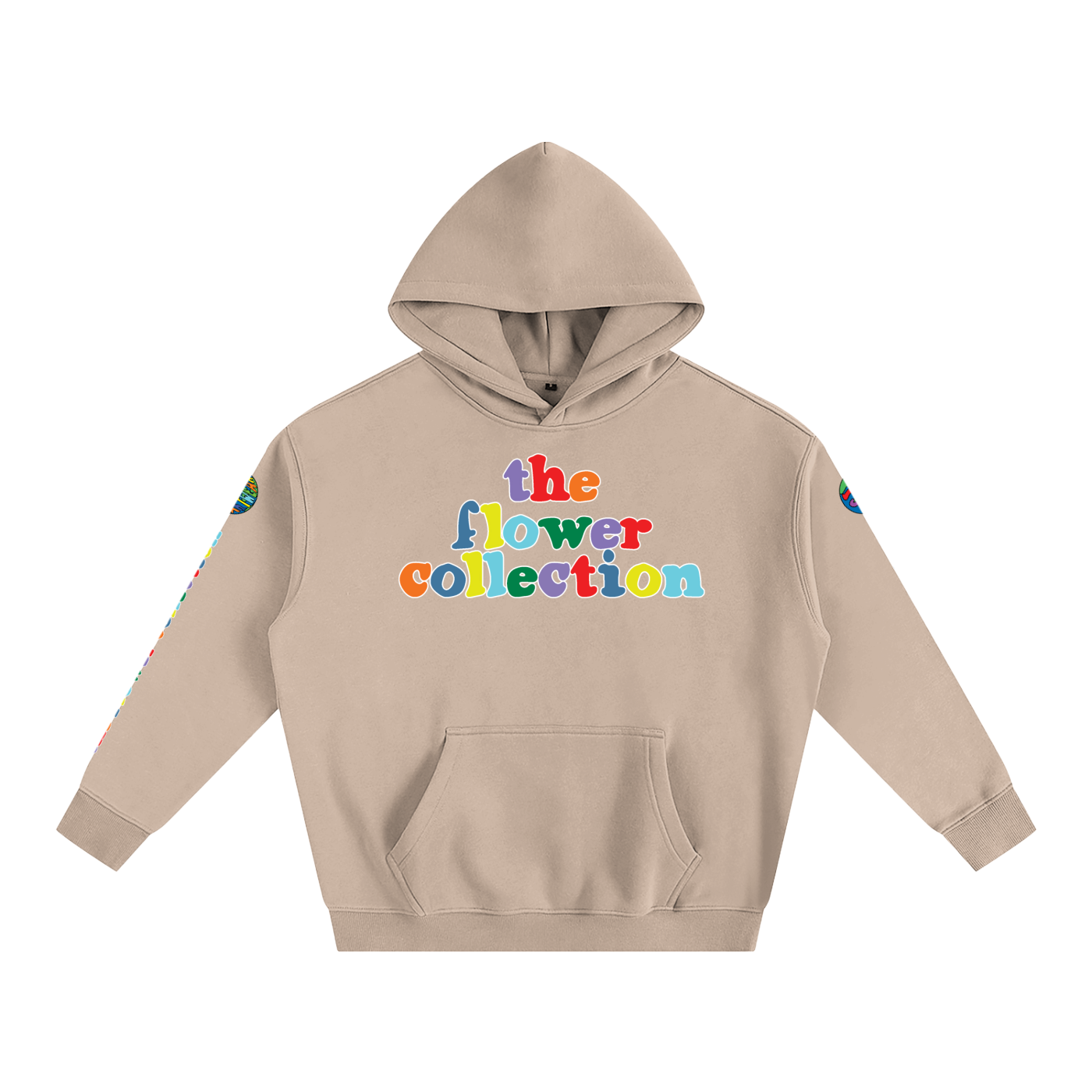 THE FLOWER COLLECTION Oversize Fleeced Hoodie
