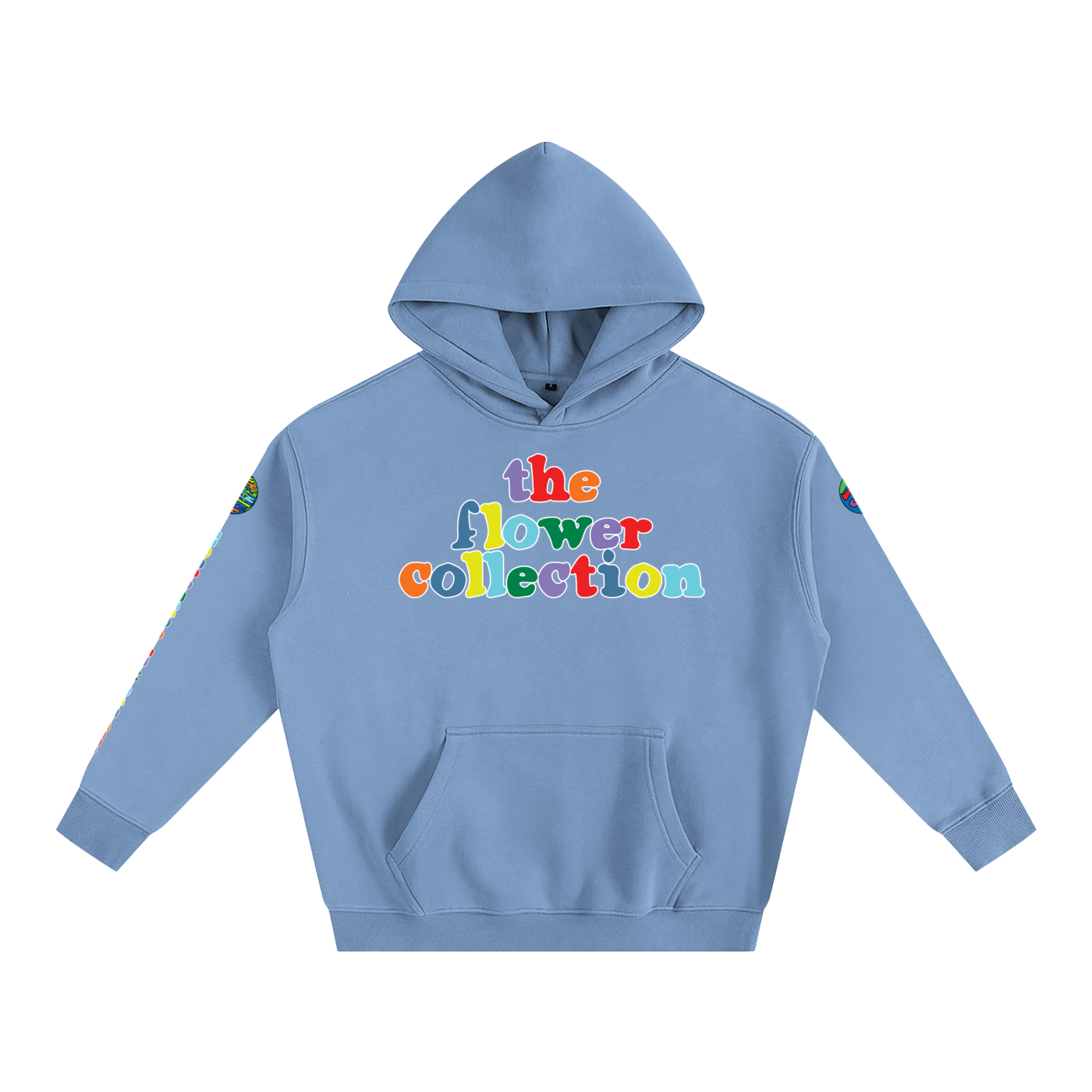 THE FLOWER COLLECTION Oversize Fleeced Hoodie